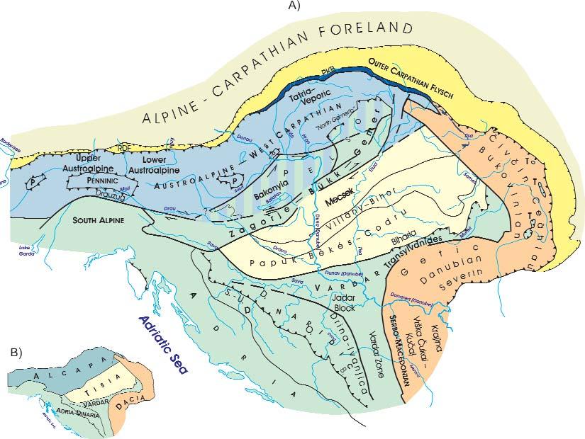 124 KOVÁCS Sándor et al.: A Cirkum-Pannon régió tektonosztratigráfiai terrénum- és őskörnyezeti térképsorozata Bevezetés eredményezett.