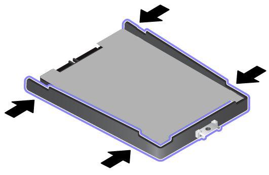 Megjegyzés: Előfordulhat, hogy a számítógépben SATA- (Serial Advanced Technology Attachment) vagy PCIe- (Peripheral Component