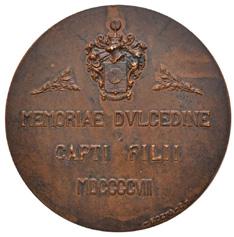 T:2Hungary 1929. 50th Anniversary of the lawyer Illés Pollák one-sided Br plaque. Sign.