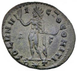 Follis Cu (9,04g) T:2Roman Empire / Thessalonica / Constantius