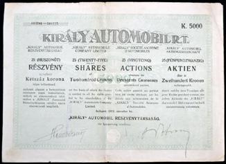 coupons C:F tear Budapest 1922.