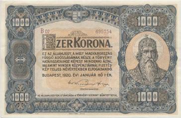 500 Korona with MINTA (SPECIMEN) perforation and with