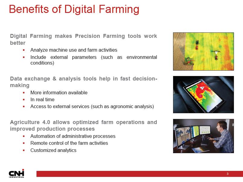 A Digitális Mezőgazdaság előnyei A Digitális Gazdálkodás hatékonyabbá teszi a Precíziós Gazdálkodás módszereit A gépüzemeltetés és az agrotechnika elemzése A külső tényezők figyelembe vétele (pl.