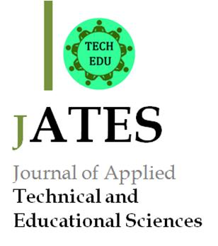 www.jates.org Alkalmazott Műszaki és Pedagógiai tudományos folyóirat szak- és mérnökképzési, műszaki és környezeti aspektusok ISSN 2560-5429 8. évfolyam, 2. szám doi: 10.24368/jates.v8i2.