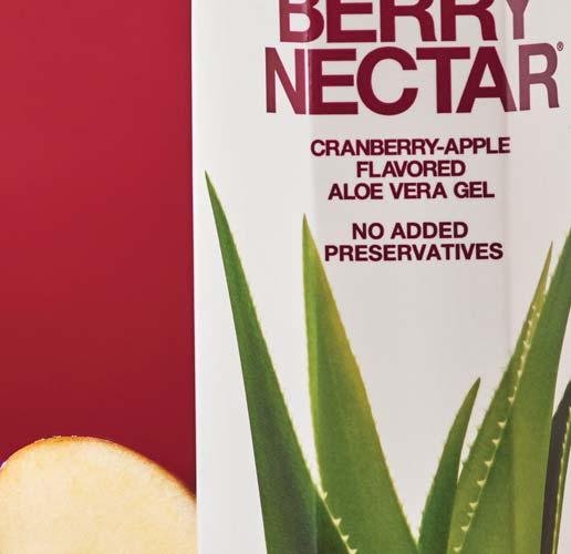 unutrašnjosti lista biljke, zbog čega Aloe Berry Nectar postaje vaš