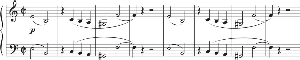 Összefoglalás és kísérlet 115 10. kotta. Liszt F.: Férfikari mise, Gloria,1059 113. ü. 11. kotta. Liszt F.: Koronázási mise, Gloria, 137 141. ü. 12. kotta. Gradule Romanum, Missa in festis duplicibus, Credo 13.