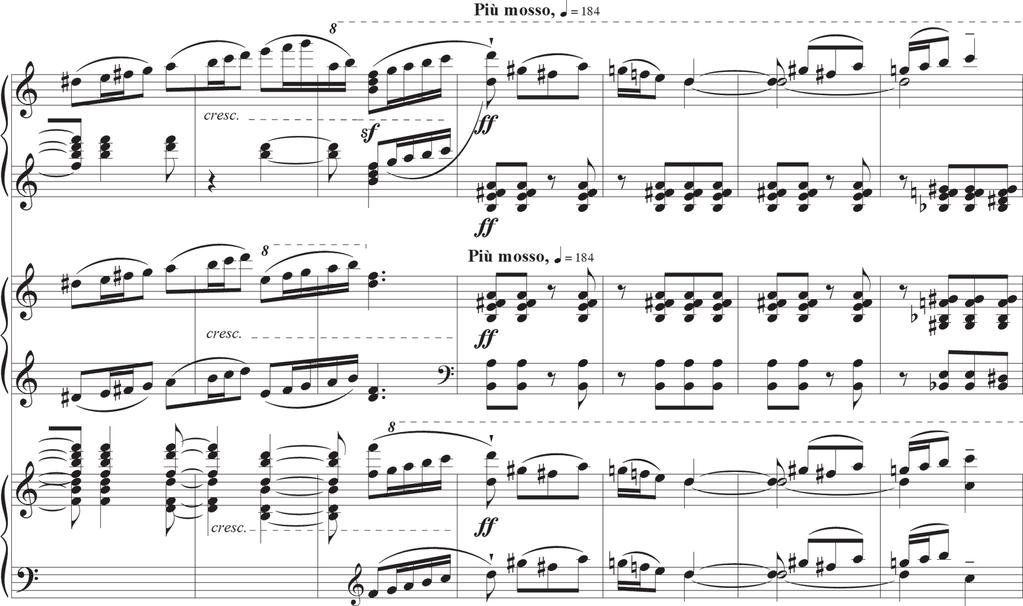 Hét darab a Mikrokosmosból Bartók megvalósulatlan tervei, megvalósult kompozíciói 159 Ostinato Az utolsó, 7. sz. Ostinato még jelentősebben különbözik ezektől az átiratoktól.