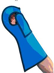 Dr.GOOS egyéb eszközök Röntgen védőkesztyű 5 ujjas műa.(0,25-0,50 Pb) M Röntgen védőkesztyű, kék színű. Hajlékony, kerekített ujjakkal, pamutkesztyűvel. Anyag: varrat nélküli, mártott ólomgumi.