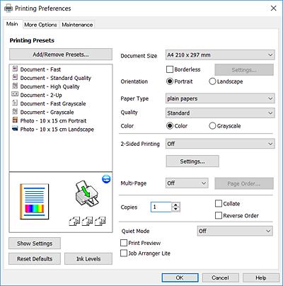 Hálózati szolgáltatásokra és szoftverekre vonatkozó információk Windows XP Kattintson az indítás gombra, majd válassza ki a Vezérlőpult > Nyomtatók és egyéb hardverek > Nyomtatók és faxok elemet.