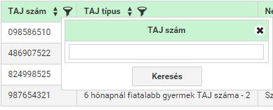 Nem valódi numerikus értéket tartalmazó mező esetén konkrét érték megadásával Szöveges típus esetén a