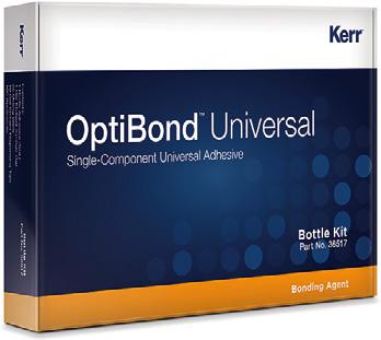 Az OptiBond Universal formulája egyesíti az adhezív technikában arany standardnak számító OptiBond GPDM monomert és a Kerr innovatív