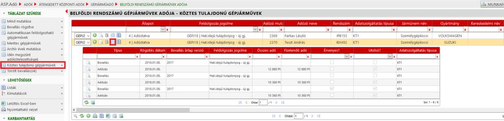 adóztatás a többi évre is megtörténik.