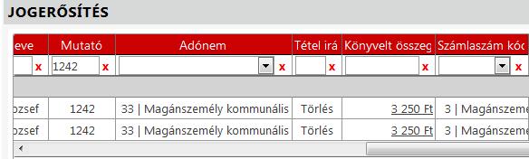 Az adatok ellenőrzése után az Adóztatás felület mentésével a folyamat véglegezhető. 12.