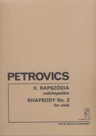 rapszódiának 1990-ben elkészült a csellóátirata Petrovics Emil II. rapszódiája az 1984.