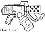 Nehéz Bolter (Heavy Bolter) 36 5 4 Heavy 3 Nehéz Lángszóró (Heavy Flamer) A nehéz lángszóró a legjobb választás, ha védelmi pozíciókat kell kifüstölni vagy megritkítani a karnyújtásnyira lévő