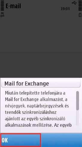 A továbbiakban adja meg az exchange szerver nevét (virtualoso-email.
