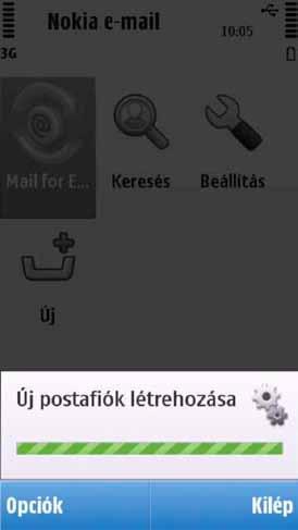 A beállítások megadása után nyomja meg a Tovább gombot, a kliens