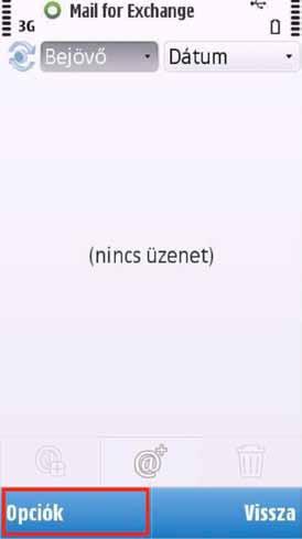 A tanúsítvány elfogadása után a postafiók létrejön, és automatikusan megkezdi az eddig beállítottak alapján a szinkronizálást.