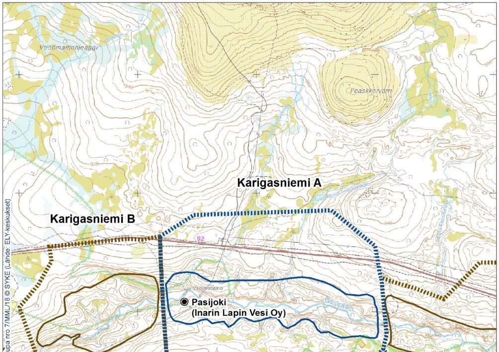 4/10 Čuovus 1 Gáregasnjárga B Gáregasnjárga A Basijohka Eanamihtidanlágádus, Esri Finland