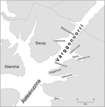 Báikenamat leat dás normerejuvvon mearrasámi suopmana mielde.