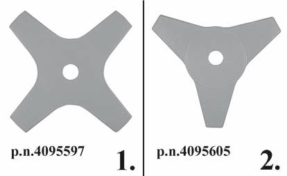 5. p.n.4175157 Magyar JAVASOLT VÁGÓESZKÖZÖK Suomi SUOSITELLUT LEIKKUUTERÄT Latviski IETEICAMIE GRIEŠANAS INSTRUMENTI 1. 4 fogas nylonpenge - átm. 10 /255 2. 3 fogas nylonpenge - átm. 10 /255 5.