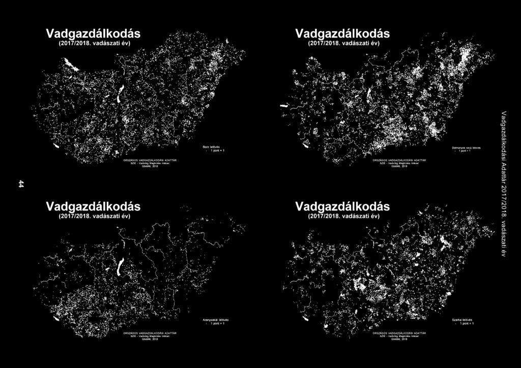 vadászati év) SZlE - Vadvilág Megörzési Intézet Gödöllő,2018 Brz lelövés 1 pnt = 1 Vadgazdálkdás (2017/2018.