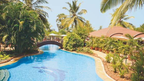 India Kenilworth Goa Goa A hotel a Dabolim repülôtértôl körülbelül 20 percnyire helyezkedik el.