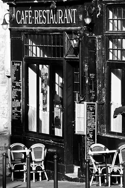 POD B&WPHOTOGRAPHY JY002-A Paris Café Jody Stuart