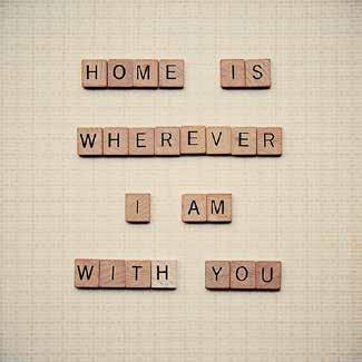 96 cm] HC020-A Home Is Wherever I Am With