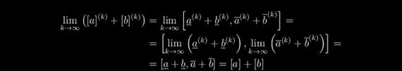 Az alsó korlátok sorozata így monoton növekvő számokból áll, amelyek felső korlátja. Egy ilyen sorozat konvergens és határértéke valamely szám.