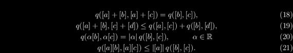 Definiálható továbbá az úgynevezett legkisebb abszolútérték Ekkor a 1.12 definíció a legnagyobb abszolútérték nevet is viselheti. Most belátjuk az -beli metrika néhány tulajdonságát. 1.13.