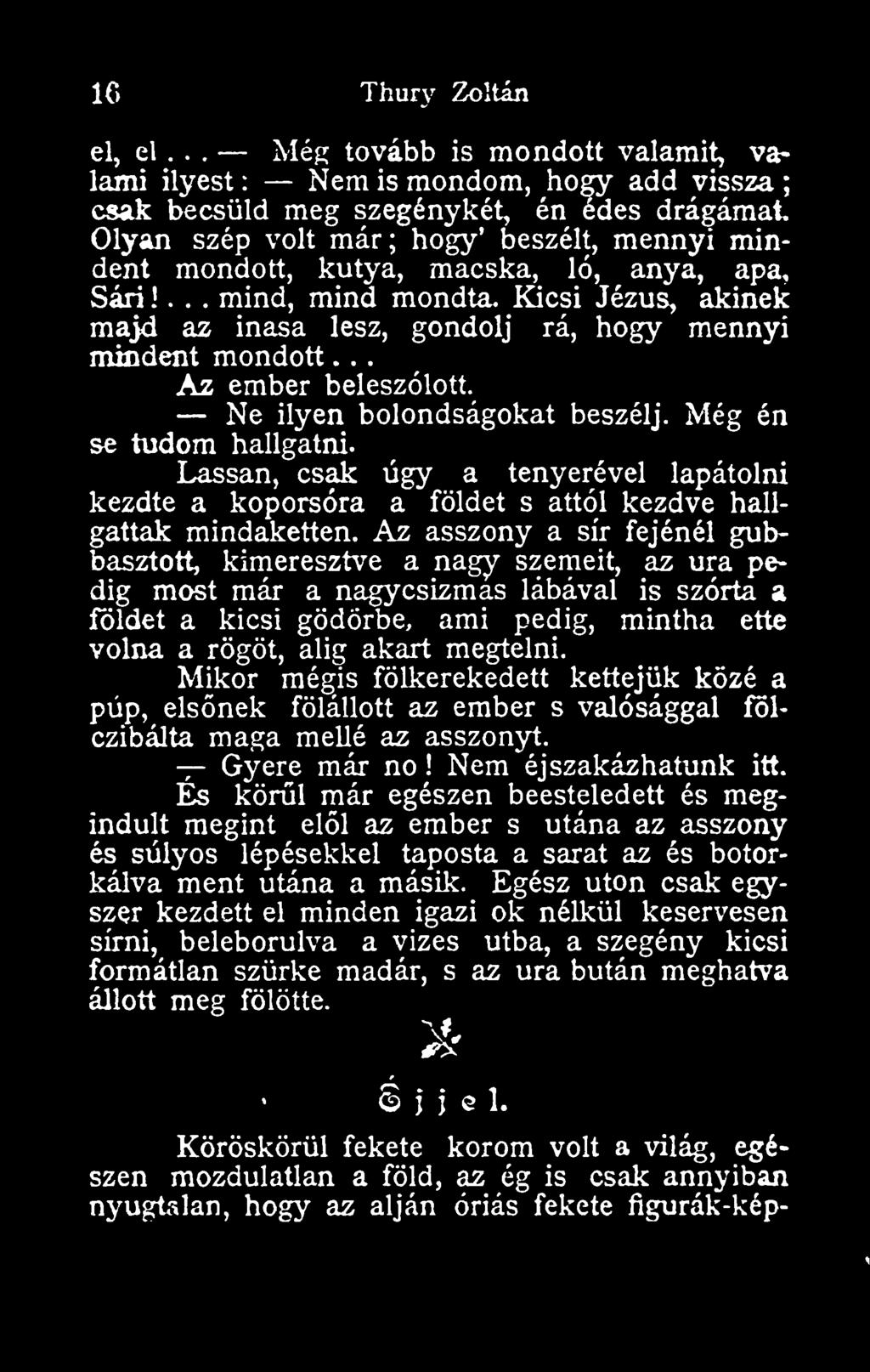 macska, ló, anya, apa, Sári!... mind, mind mondta. lücsi Jézus, akinek majd az inasa lesz, gondolj rá, hogy mennyi niíddent mondott... Kz ember beleszólott. Ne ilyen bolondságokat beszélj.