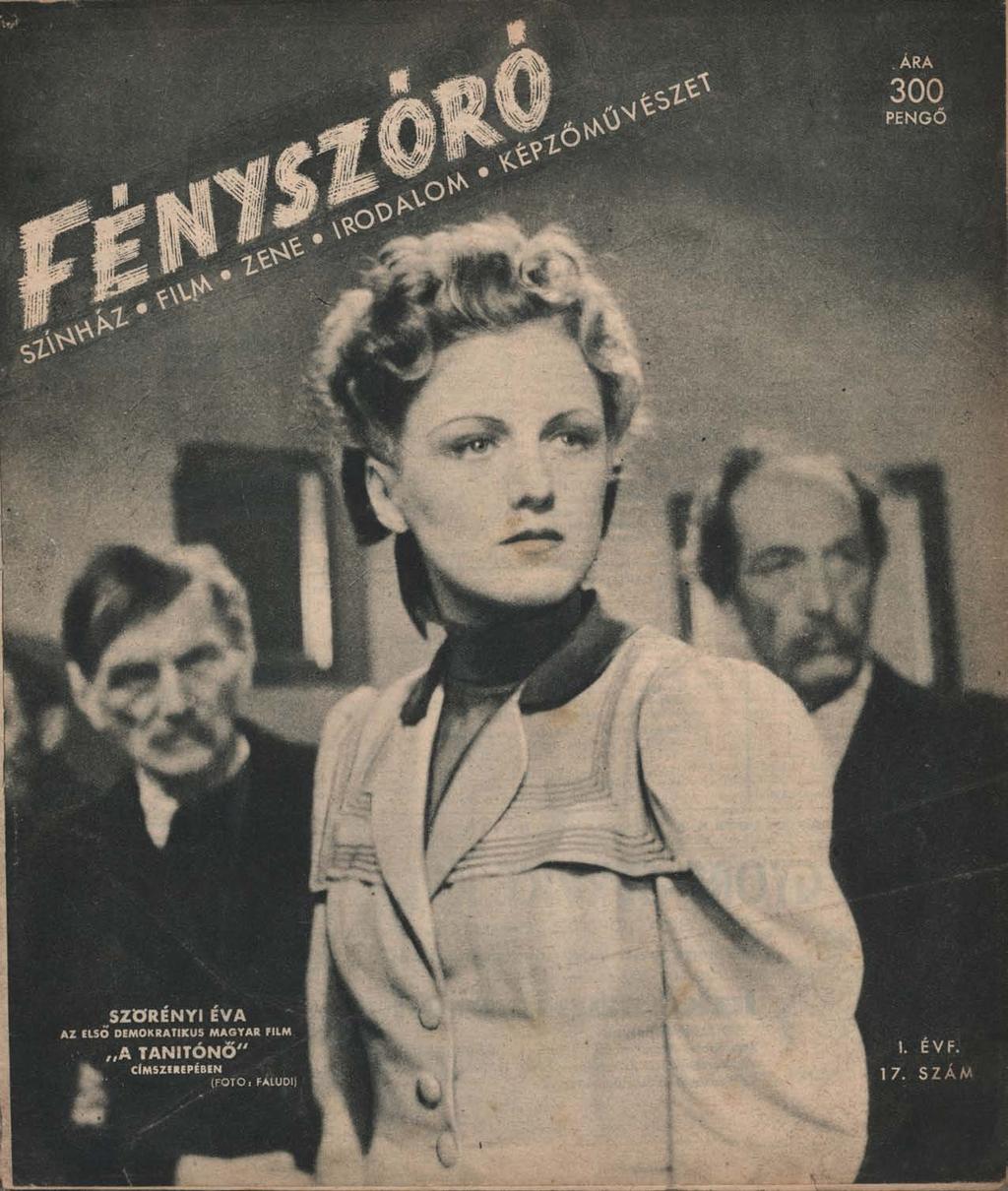 SZÖRÉNYI EVA AZ ELSŐ DEMOKRATIKUS MAGYAR FILM