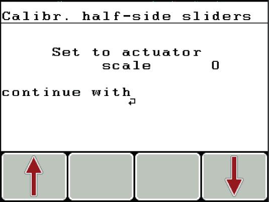 19 ESC drücken. Press ESC Appuyer sur ESC. 20 Das Menü HSS kalibrieren öffnen und den Anweisungen folgen. Open the menu Calibr. half-side sliders and follow the instructions.