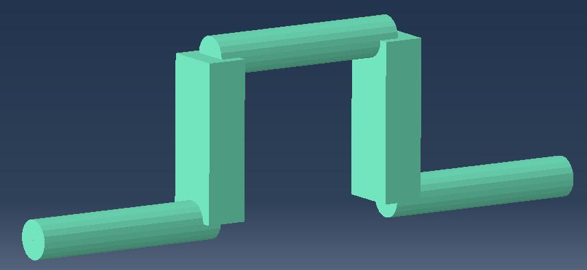 Ezután újra kattintsunk a Assign Beam Orientation parancsra, majd jelöljük ki a két függőleges rudat.