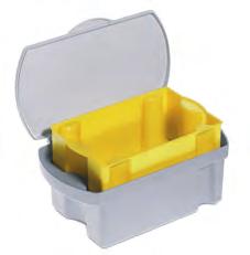 25 Hygobox sárga (Dürr Dental) Fertőtlenítő doboz ellenálló polipropilénből, merítő fertőtlenítéshez, max. 6 lenyomatig. Feltöltése: 1, 2 és 3 literig.