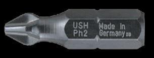 INDUSTRY /Classic bit Pozidriv PZ 1/4" DIN5260 PHILLIPS PH 1/4" DIN5260 Típus Hossz.