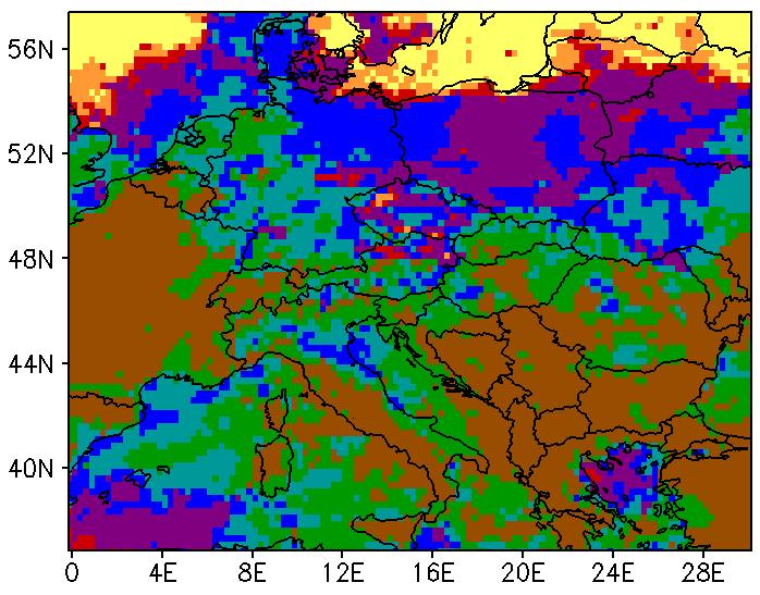 szélsıségek összevetés az OMSZ-os modellekkel Validáció Taylor-diagramm 7 modell havi magyarországi átlagai R: csapadék T: hımérséklet korreláció szórás RMSE http://www-pcmdi.llnl.