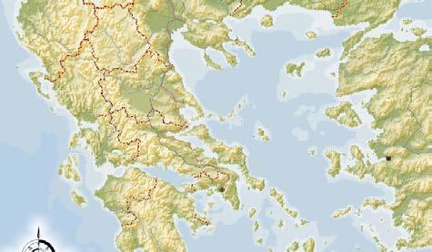 Görögország A mediterrán éghajlatú Görögország területe 132 000 km 2. Lakosainak száma 10 millió. Az országra a száraz, meleg nyár a jellemző, nem ritka augusztusban a 40 C hőmérséklet.