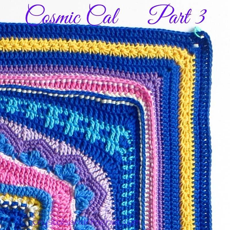 Cosmic Cal 3. Rész Szerzi jog: Helen Shrimpton, 2018. Minden jogot fenntartva. Szerz: Helen www.crystalsandcrochet.com Szponzorálta: Stylecraft fonal Amerikai kifejezésről fordított magyar nyelvre.