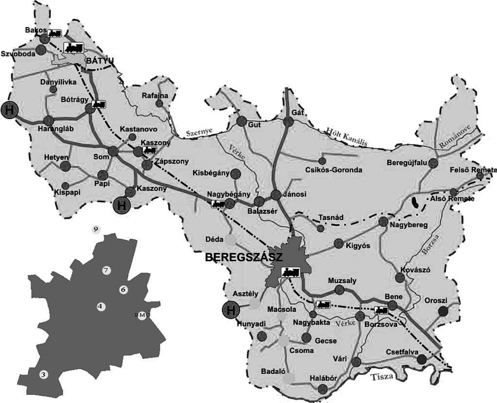 492 Ferenc Viktória Séra Magdolna Iskolaválasztás Kárpátalján 493 nyező falvakból tudja feltölteni a létszámot.