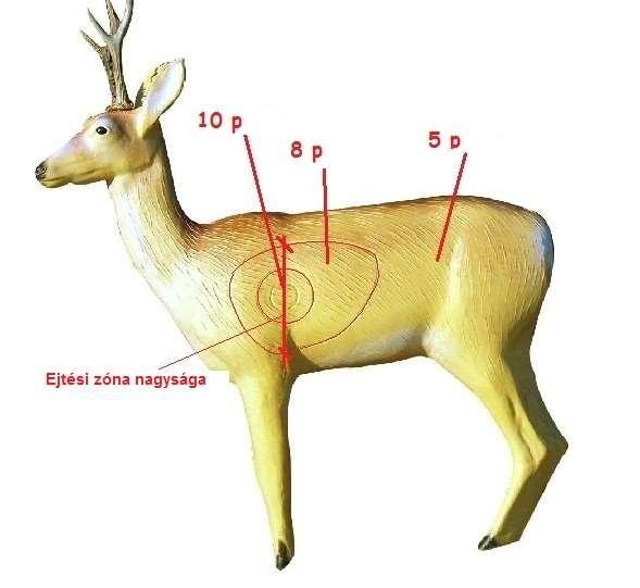 Vadász célok (3D állatalakok) Célok: a 4 kategória közül 3-at kell kötelezően választani! Kimérhető távok: 1. Nagyvadak 2.