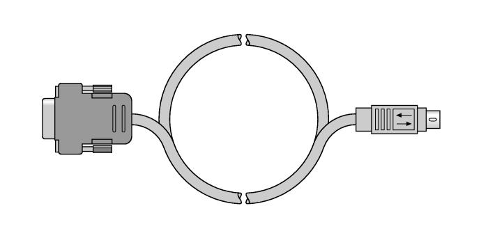 gövde, 12 Mbps, PROFIBUS-DP için I/O-ASSISTANT-KA- BEL-BL20/BL67 6827133 RS232 service cable for Gateways with PS2 interface