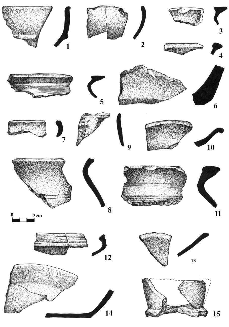 162 III. tábla: 1-6. 17. objektum, 7-11.