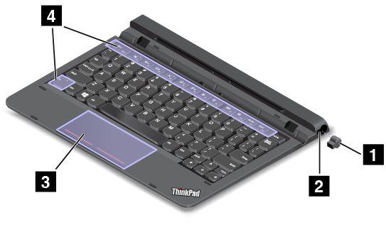 5. fejezet ThinkPad Helix tartozékok Az alábbi választható tartozékokat kifejezetten a ThinkPad Helix táblagéphez tervezték: ThinkPad Helix Ultrabook Keyboard billentyűzet ThinkPad Helix Ultrabook