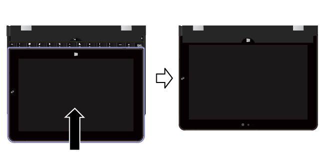 Mechanikus zár rögzítése A billentyűzet ellopásának megakadályozása érdekében biztonsági kábelzárat szerelhet a ThinkPad Helix Ultrabook Pro Keyboard billentyűzetre.