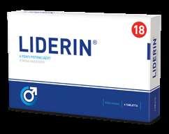 -0% -5% Liderin tabletta A Liderin ginzeng-, fenyőkéreg- és maca gyökér kivonat, L-arginin, valamint koffein különleges kombinációja.