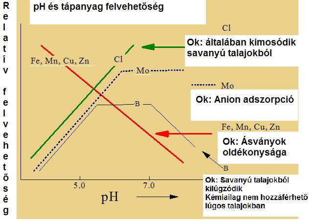 Kémhatás és a mikrotápanyagok