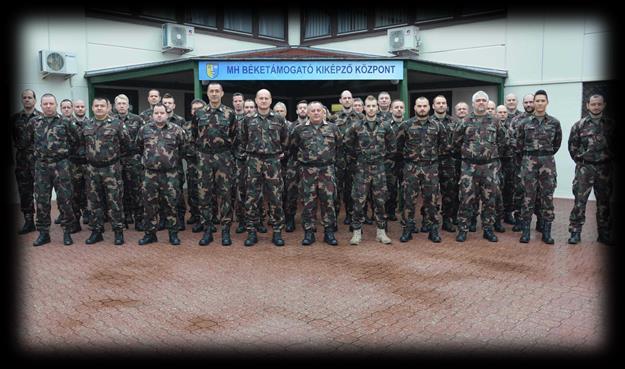 ismeret: EUFOR, KFOR bemutatása, Balkán katonaföldrajzi értékelése, kockázatok és veszélyek a Balkánon, vallásismereti tájékoztató az iszlám és ortodox vallásról, egyéni beosztásokba