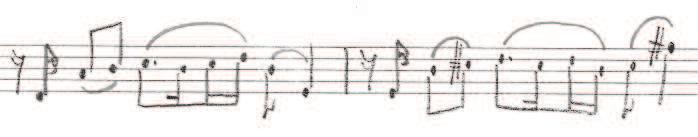ütemben Szervánszky belejátssza a harmadik negyeden tizenhatodként megszólaló d alá az eredetileg beírt gisz -t is, amit Székely és Bartók végül kihagytak. Hegedűverseny 2.